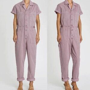 Pistola Grover Short Sleeve Jumpsuit Washed Purple